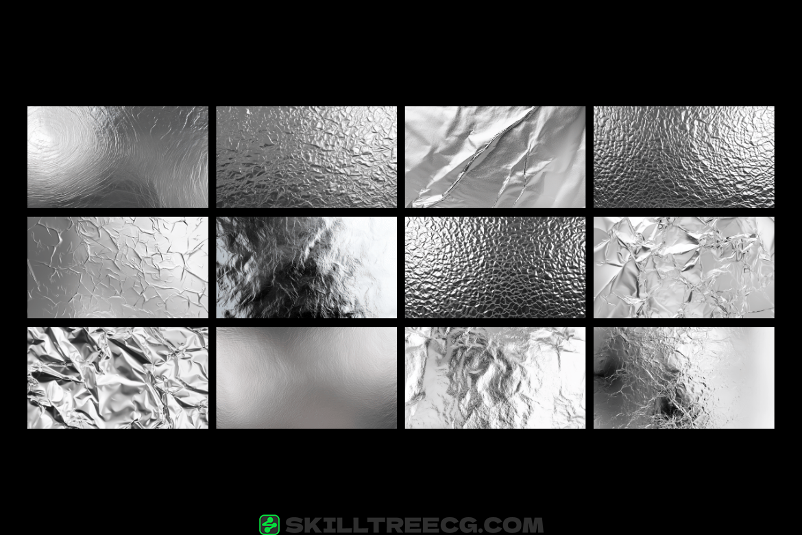 图片[2]-Silver Foil Paper Textures（585590）-技能树